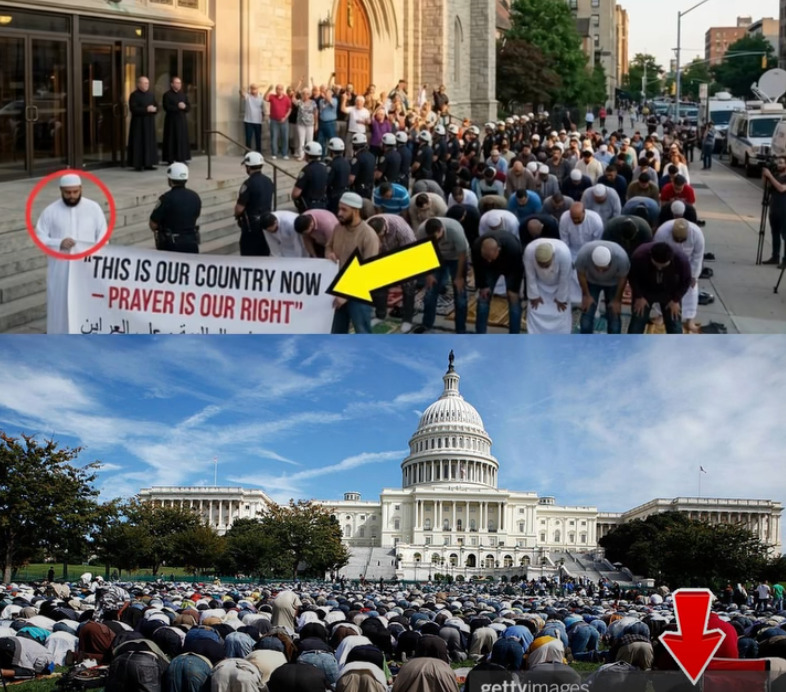 Muslims Try to Pray Outside American Church, Then Incident Sparks Public Debate